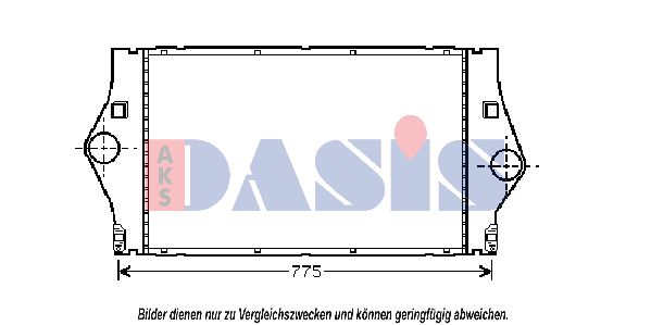 AKS DASIS Kompressoriõhu radiaator 187002N